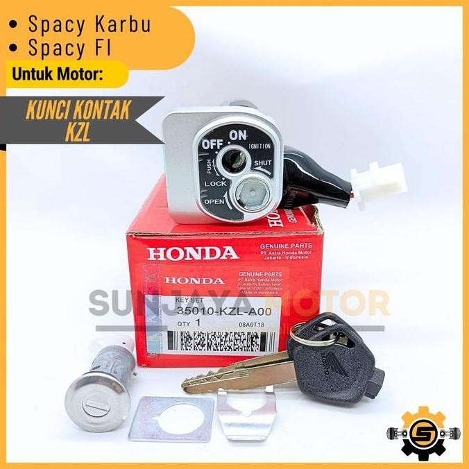 BERKUALITAS KUNCI KONTAK SET KZL KEYSET ORIGINAL HONDA SPACY KARBU SPACY FI KUNCI MOTOR 1 SET KEY SE