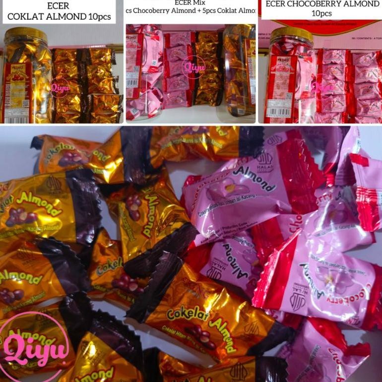 

Cxv-38 Edf-62 Ecer Per 10Pcs Coklat Almond Chocoberry Almond - Cokelat Viral Termurah