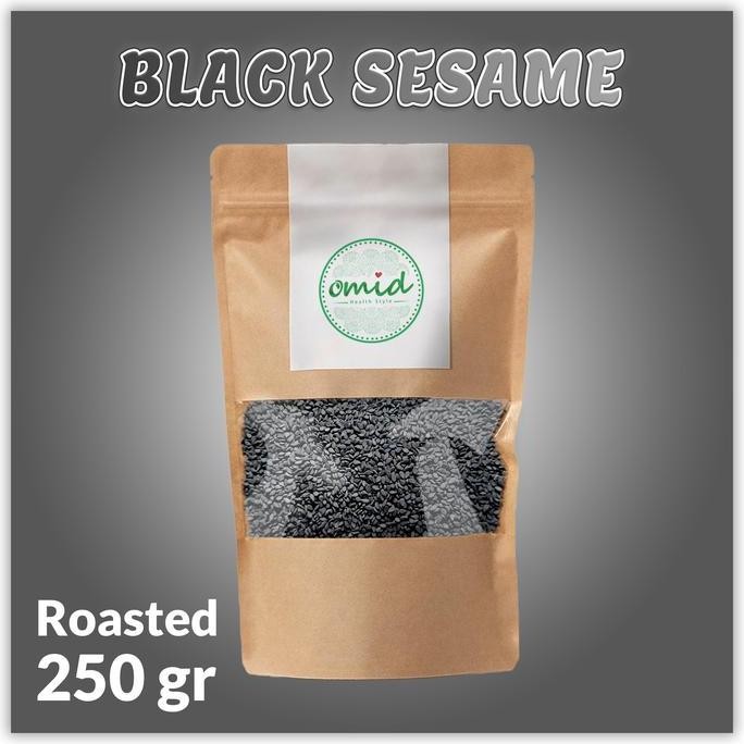 

ORGANIC BLACK ROASTED SESAME SEEDS (BIJI WIJEN HITAM PANGGANG) 250GR TERMURAH