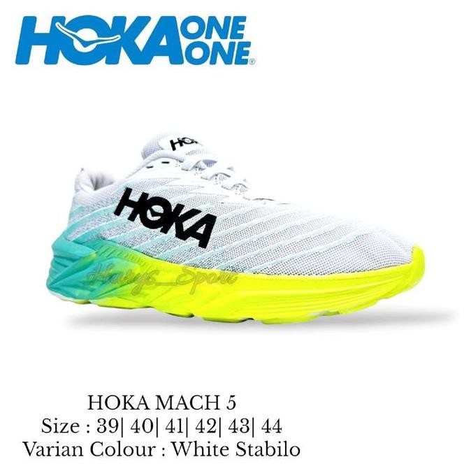 SEPATU HOKA MACH 5 MEN'S RUNNING SHOES/SEPATU HOKA MACH 5 RUNNING/HOKA RUNNING SHOES/SEPATU RUNNING 
