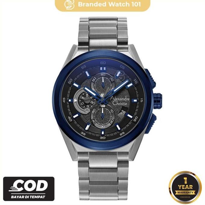Grosir Jam Tangan Pria Alexandre Christie Ac 6654 / Ac6654 / 6654 Garansi Resmi 1 Tahun Stainless