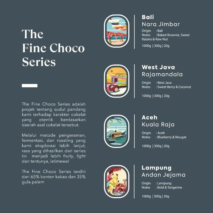 

Bubuk Coklat Dillco Single Estate Chocolate Powder Fine Choco Series Specialty Chocolate