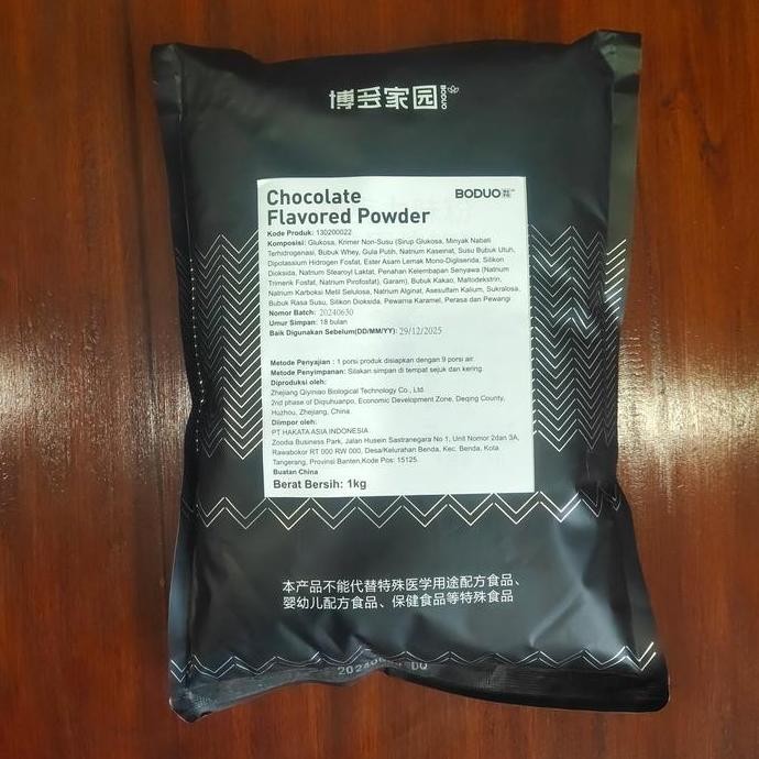 

Boduo Chocolate Flavored Powder - Bubuk Minuman Coklat powder 1kg