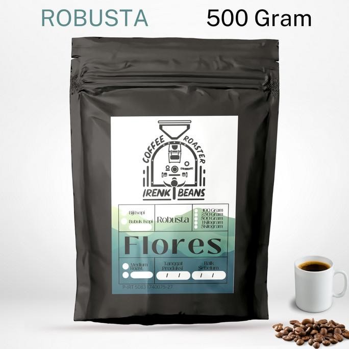 

Kopi Robusta Flores 500g Biji Bubuk