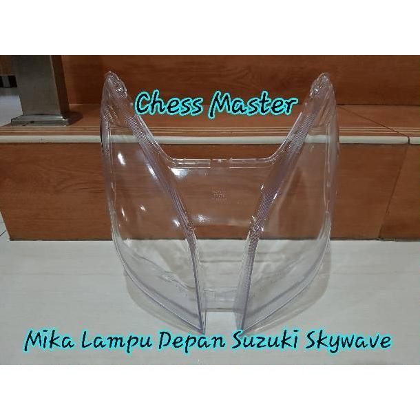 Kaca/Mika Lampu Depan Skywave