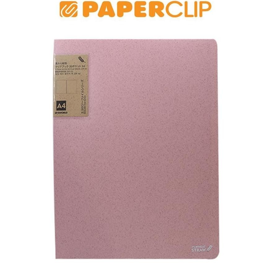 

CLEAR HOLDER A4 SWORLD ECOLOGY SERIES DB3121 20P PINK