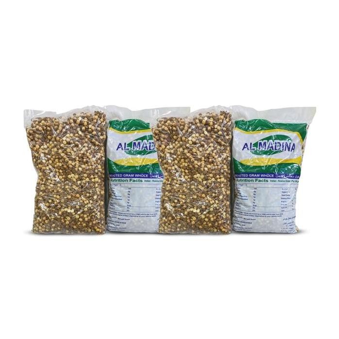 

Terlaris Kacang Almadina Kulit 500Gr / Kacang Arab Asin / Kacang Garbanzo Gurih Renyah Wijen Bahan