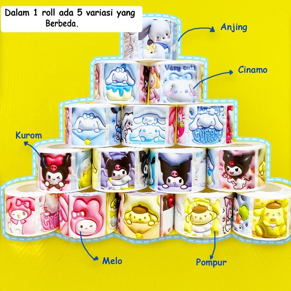 

Koe-1116 Ah67 Sticker Roll Tape 3D Sanri/ Isolasi Sticker Sanri 3D/ Stiker Buku Jurnal 001 Original