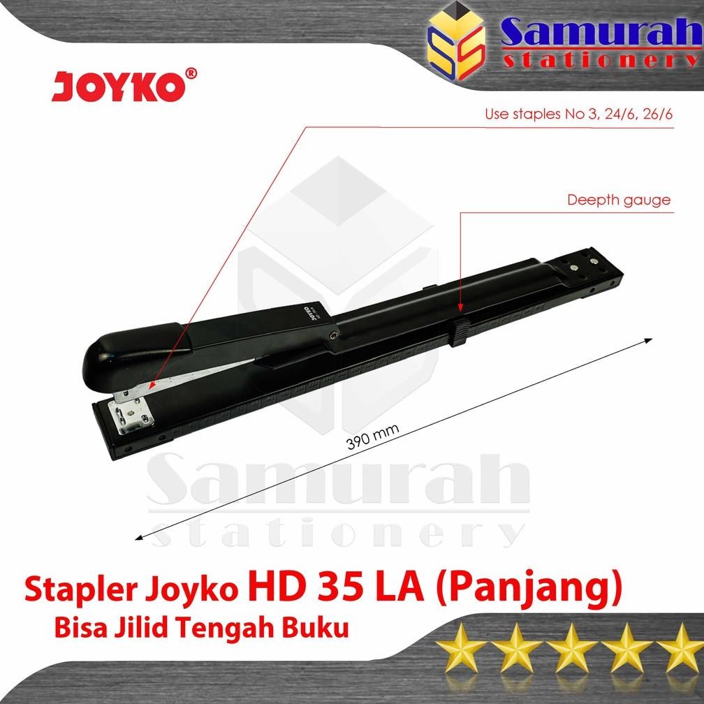 

Stapler Joyko HD 35LA Panjang / Mesin Staples JIlid Tengah HD35 LA / Stepler Hecter Heavy Duty