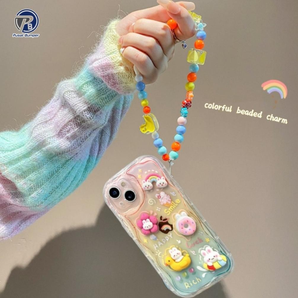 Ex45 Ss868 Softcase Silikon 3D Caracter Happy Rich Smile Colourfull For Xiaomi Redmi Mi 14T Pro 14 A