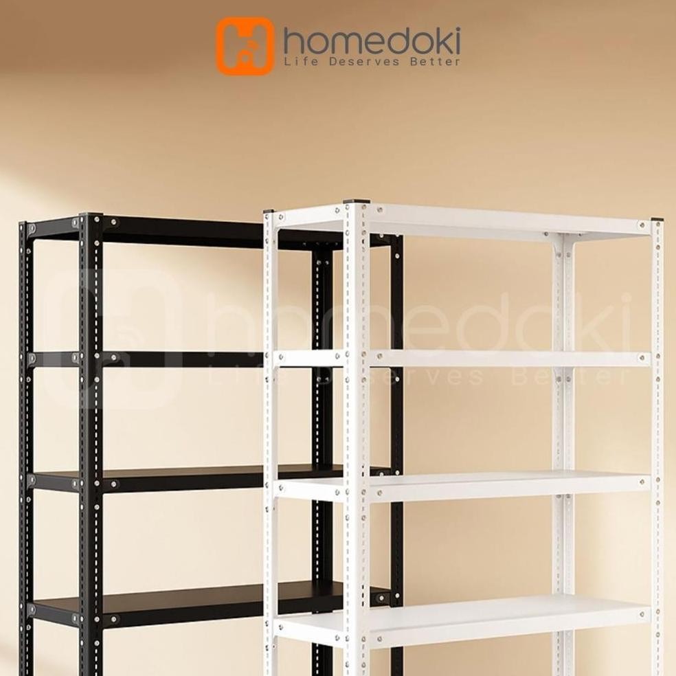 Rak Susun Serbaguna/Rak Dapur Serbaguna/Rak Susun Besi/Rak Besi Siku 5 Susun/Rak Besi Susun 5 Tingka