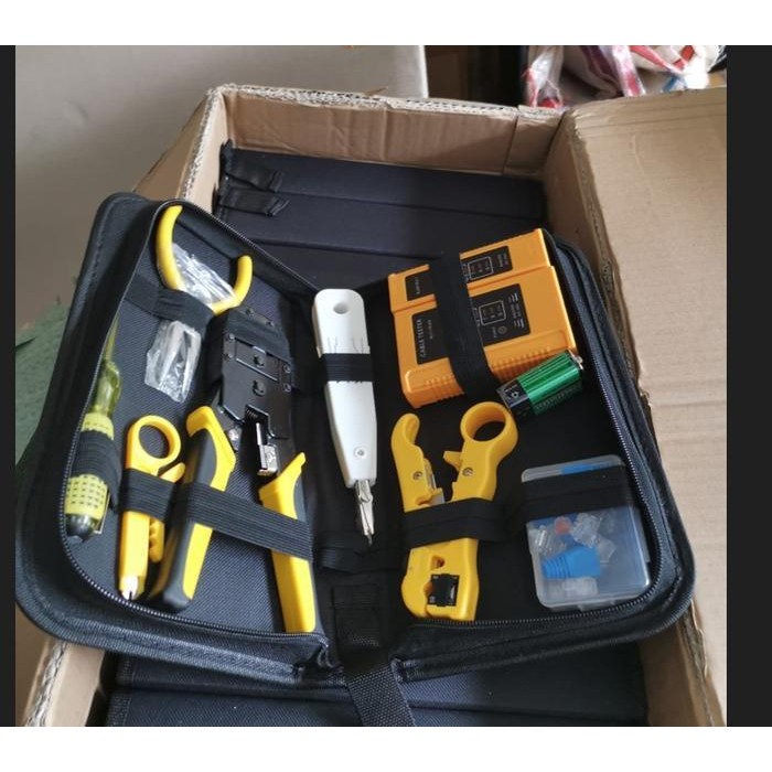 Toolkit Lan Networking Full Set Original Dan Terpercaya