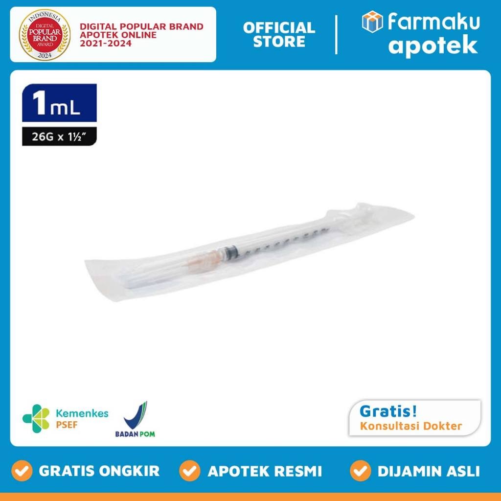 Terumo Syringe Spuit 1 cc Tuberculin - BYM