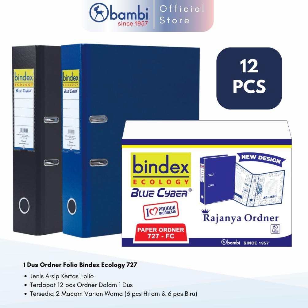

1 Dus Bindex Ecology Lever Arch File Ordner Folio Mix Color Mid Size 50 mm