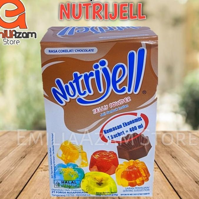 

1 Bo Nutrijell Colat 20G Ii 12 Achet Jelly Powder Colat