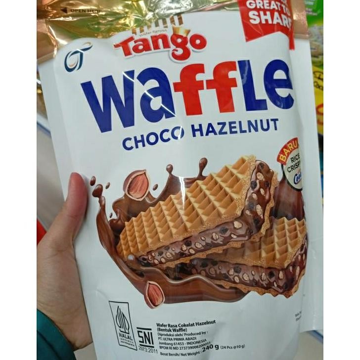 

Double Pa Tango Waffle Choco Hazelnut Hare It Waffle Colat 240Gr Bundling 2Pa