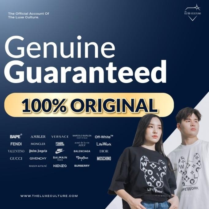 Murah Ami Paris Black Big Logo Black / Kaos Branded Original