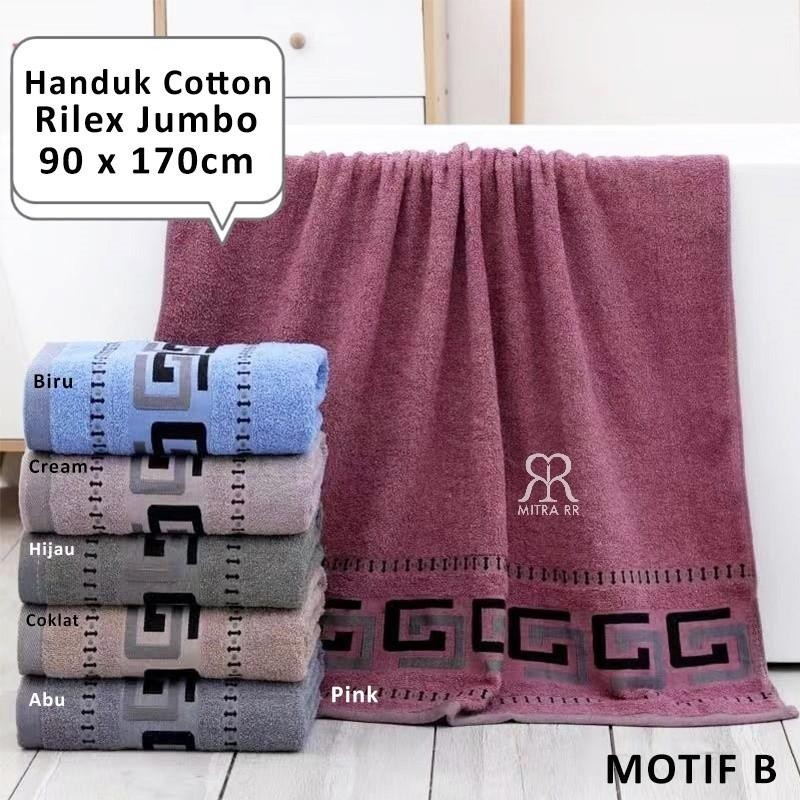 Homexa Handuk Mandi Jumbo 90 X 170 Cm Handuk Hotel Premium Cotton Halus Tebal Cepat Menyerap | Handu