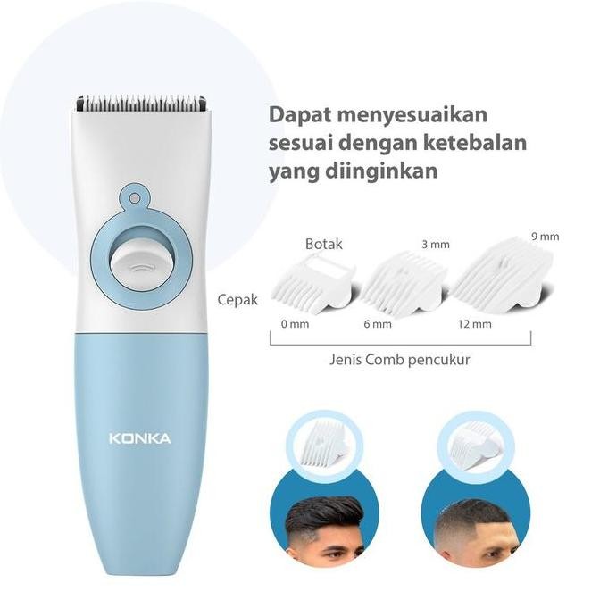 KONKA Hair clipper mesin cukur rambut elektrik gunting rambut listrik