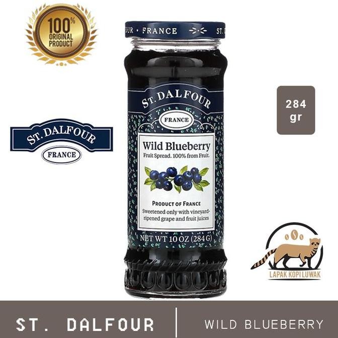

Produk Baru!! Selai St. Dalfour Blueberry Jam 284 Gr