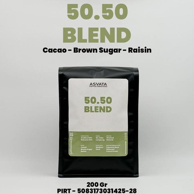 

ASVATA COFFEE BLEND 50.50 200 GRAM BIJI KOPI SUSU ROAST BEANS IJEN HALU MEDIUM DARK ROAST TERMURAH