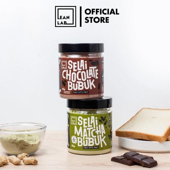 

Produk Baru!! Lean Lab Selai Matcha Starter Pack (250gr x2) Peanut Butter Powder
