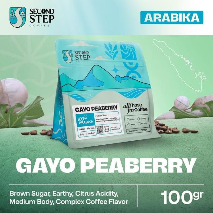 

KOPI GAYO PEABERRY ARABICA COFFEE ARABIKA ASLI TANPA GULA BIJI BUBUK COFFE BEANS 100GR TERMURAH