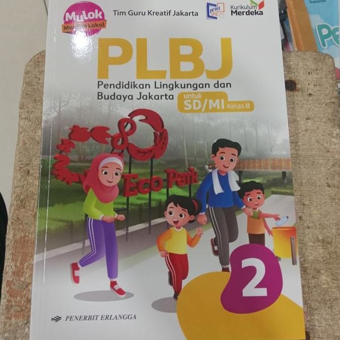 ready stock PLBJ untuk SD kelas 2 Erlangga Kurikulum merdeka
