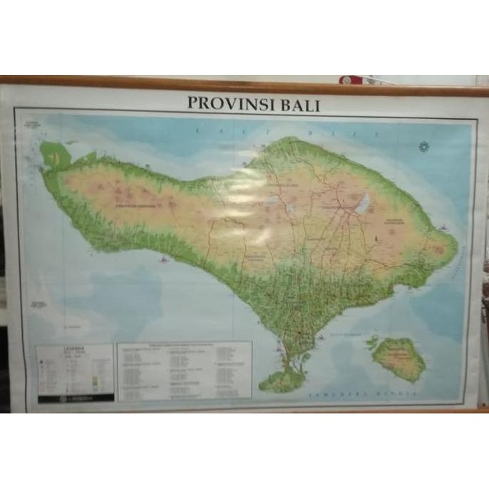 

ready stock Peta Provinsi Bali peta Dinding