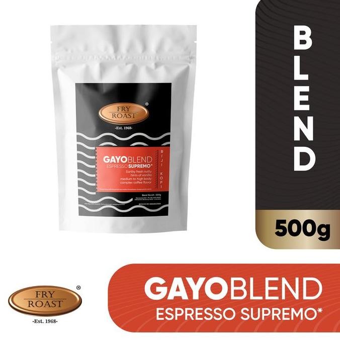 

KOPI GAYO BLEND ESPRESSO SUPREMO 500 GRAM BIJI DAN BUBUK TERMURAH