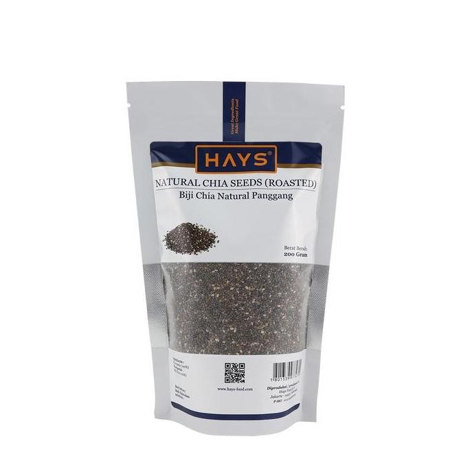 

HAYS - NATURAL CHIA SEED (ROASTED) 200 GRAM / BIJI CHIA NATURAL (PANGGANG) 200 G TERMURAH
