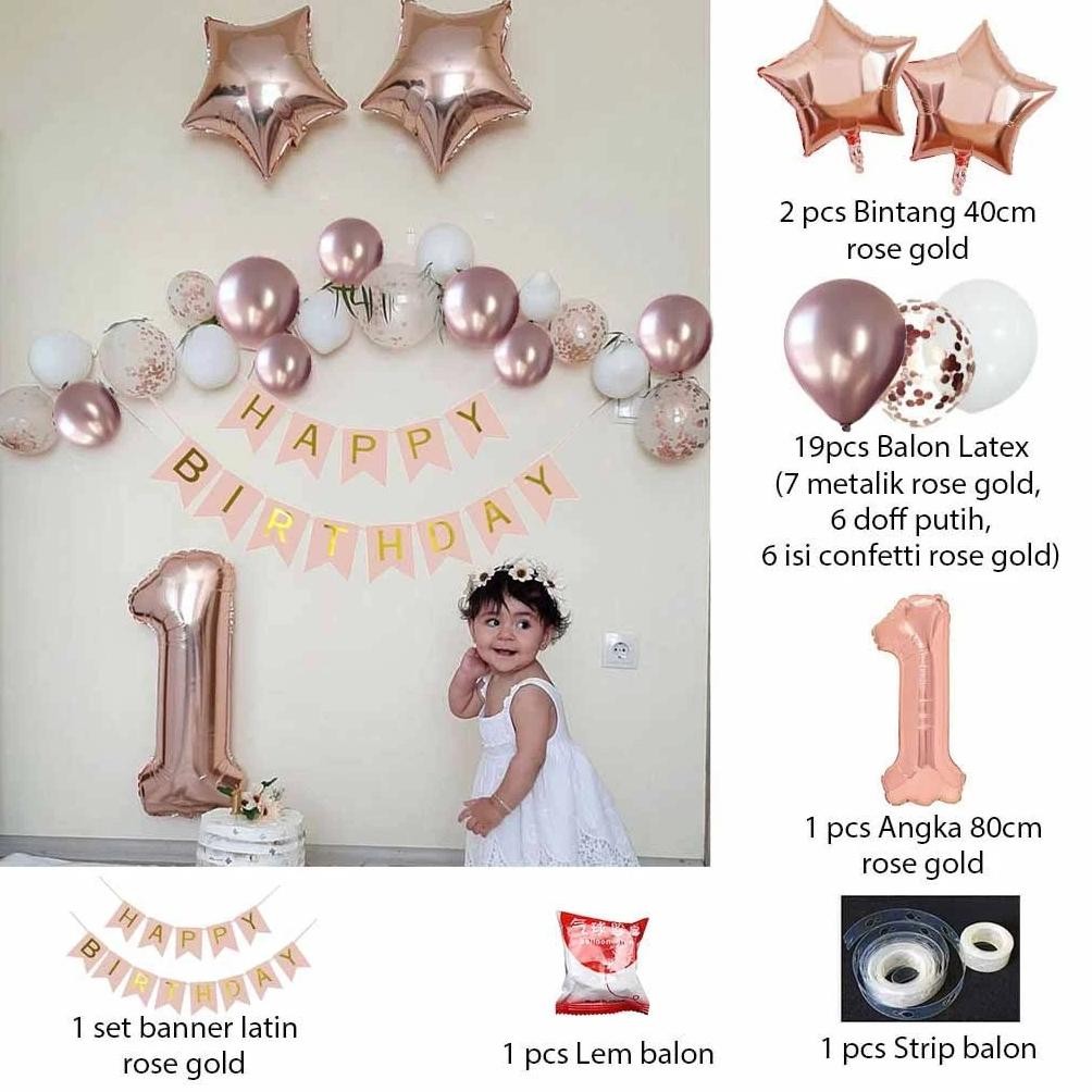 READY STOK [PAKET ULANG TAHUN]  1 Set Lengkap Anak/Dewasa/Remaja  Set Dekorasi Background Ulang Tahu