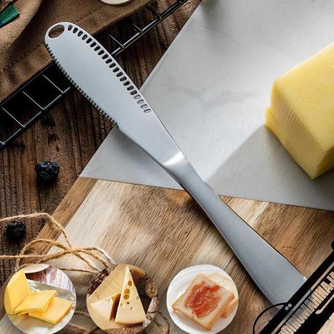 

Produk Baru!! Pisau Mentega Oles Roti Tawar Margarin Selai Pengupas Stainless Steel