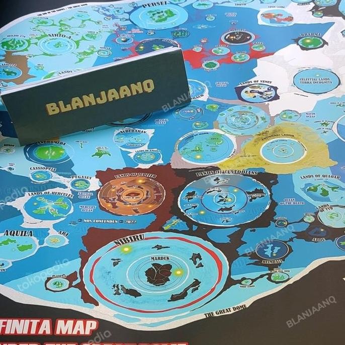 

ready stock TERRA INFINITA MAP/PETA TERRA INFINITA