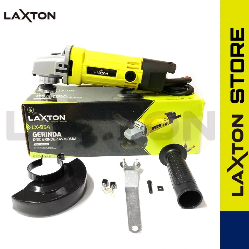 MESIN GERINDA TANGAN LISTRIK 4 LAXTON ANGLE GRINDER LX954 MURAH LARIS