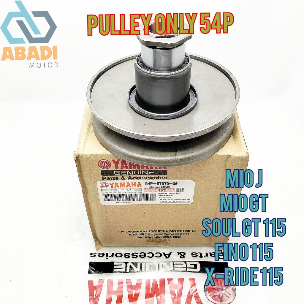 Pully Puly Only Ori Yamaha 54P Mio J Soul GT 115 Fino Fi 115 Mio GT Xride 115 Pulley Puli Onli Belak