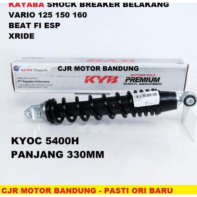 Shockbreaker KAYABA Shock Belakang Motor Vario 125 150 Beat Fi ORI KYB