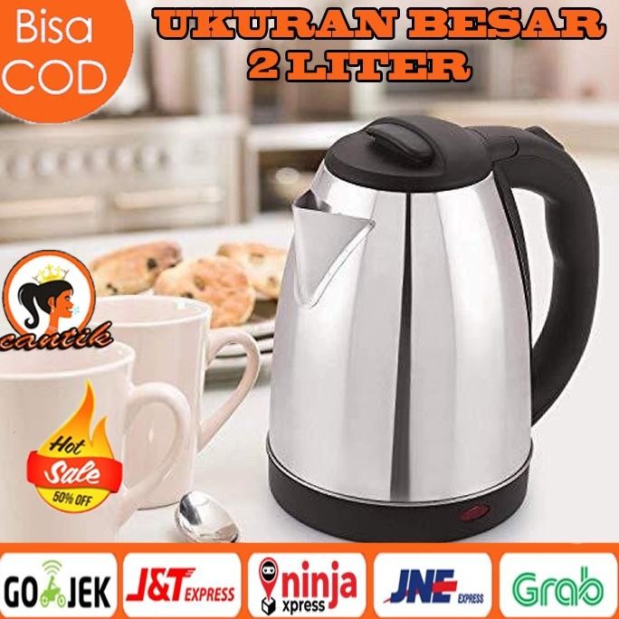 2 LITER - TEKO LISTRIK PEMANAS AIR KETTLE LISTRIK CERET PEMANAS AIR ELECTRIC KETTLE