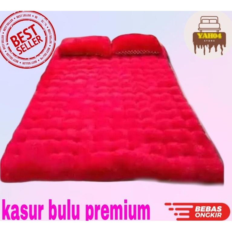 yah - kasur gender jumbo 2 bantal  // kasur gender bulu halus// kasur lantai bulu tebal kasur busa