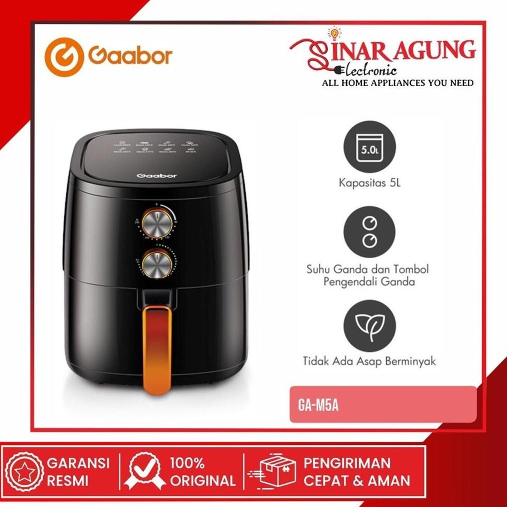 GAABOR AIR FRYER 5 L MESIN PENGGORENGAN TANPA MINYAK GA-M5A
