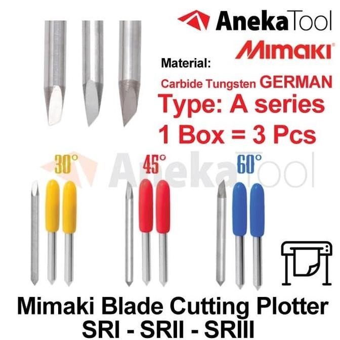 

PISAU CUTTING STICKER MIMAKI BLADE - A SERIES (BAJA CARBIDE GERMAN) ORIGINAL DAN TERPERCAYA