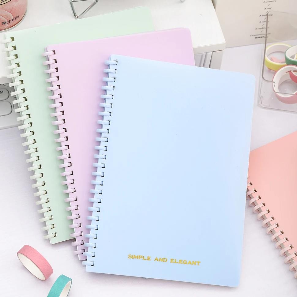 

1 Pack Lined Paper Notebook 5.8 X 8.2 Inches College Ruled Spiral Notebook With Tear Line Journal For School, Office, Artist Wri