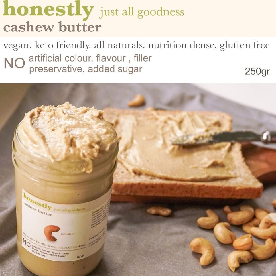 

Honetly Cahew Butter Natural Elai Mete . Eto . Vegan