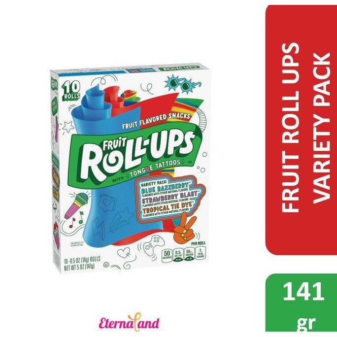 

Promo Fruit Roll-Ups Variety Pack - Permen Aneka Rasa Impor Usa