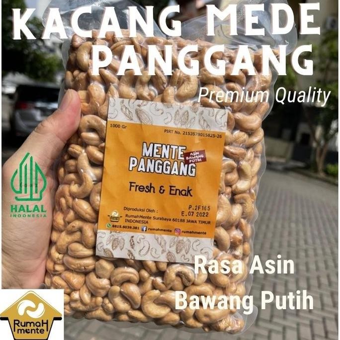 

Grosir Kacang Mete Mede Oven Panggang Varian Asin Gurih