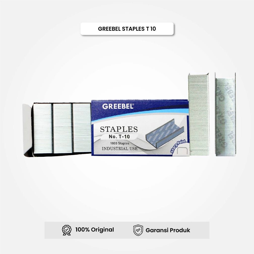 

Staples T-10 / Isi Stapler / Isi Jepretan / Refill Stapler Atk Office GREEBEL