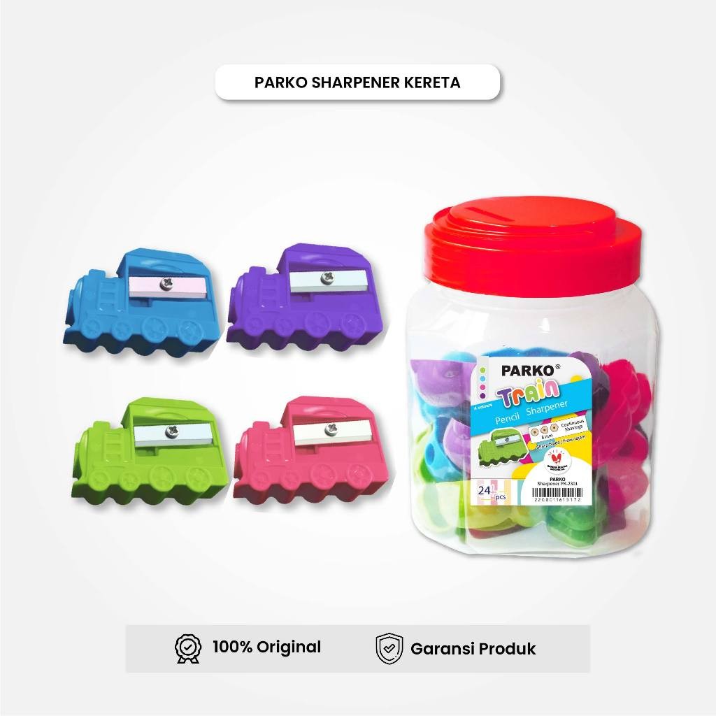 

Rautan Pensil Serutan Sharpener Kereta (PCS) PARKO / Rautan Pensil GREEBEL