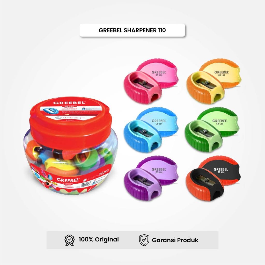 

Rautan Pensil Serutan Sharpener 111 (PCS) / Rautan Pensil GREEBEL