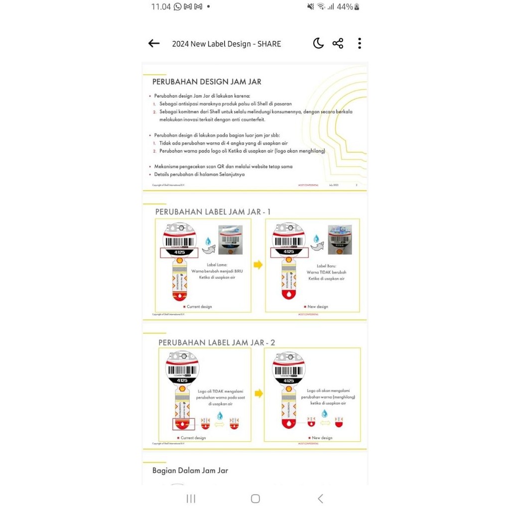 Oli Shell Ax7 Matic 0.8 L Dan Oli Gardan Shell 100% Original Original