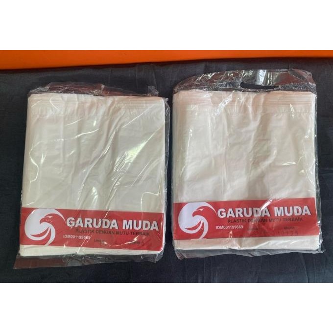 

~~~~~] TAS HD / KANTONG PLASTIK / KRESEK 15 X 34 X 0125 PUTIH GARUDA